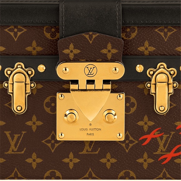 Petite Malle 2021 LV Louis Vuitton Handbag Crossbody Clutch Logo FULL SET ! - Picture 10 of 16